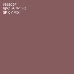 #865C5F - Spicy Mix Color Image